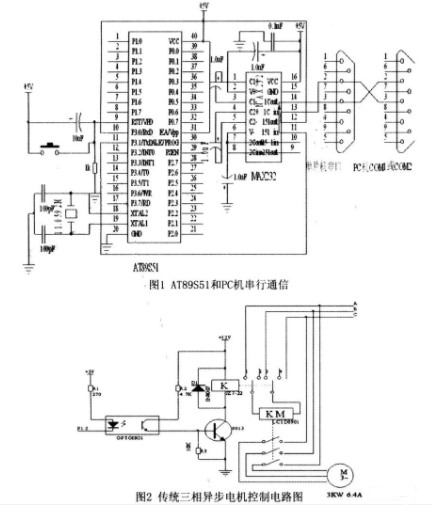 基于PC机与单片机实现三相异步电机启停系统的设计