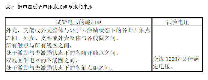 继电器的主要测试参数与方法