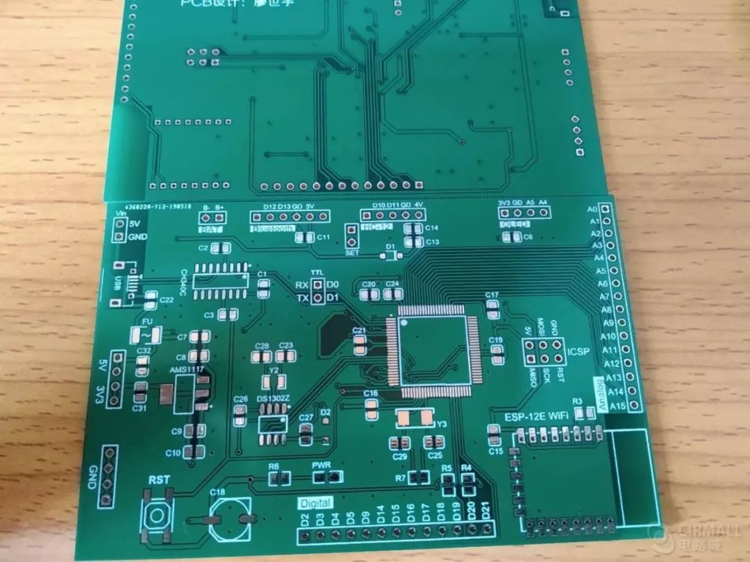 自制arduino mega2560开发板电路图和pcb