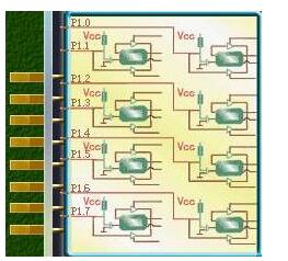 51单片机P1口的结构及应用方法介绍