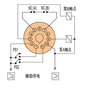 压力继电器图形符号