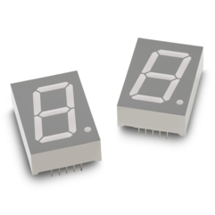 HDSP-H1G3 1.0“7段单数字LED显示...