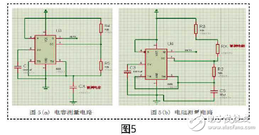 基于AT89C51單片機和555定時器的電阻電容測量系統設計