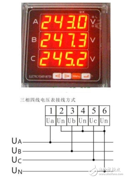 380V电流表电压表接线方法图解