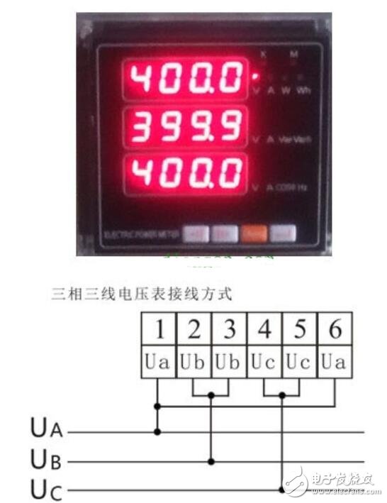 380V电流表电压表接线方法图解