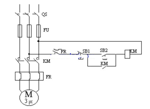 三相鼠笼式异步电动机的基本控制线路
