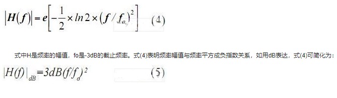 时域法电学特性测量的高斯响应低通滤波器的实现