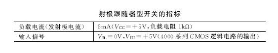 射極跟隨器型開關(guān)電路的設(shè)計(jì)