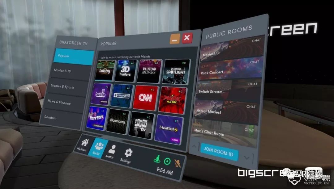oculus rift big screen
