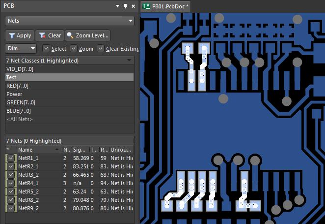 在Altium Designer PCB布局中創(chuàng)建網(wǎng)絡(luò)類 華強(qiáng)PCB