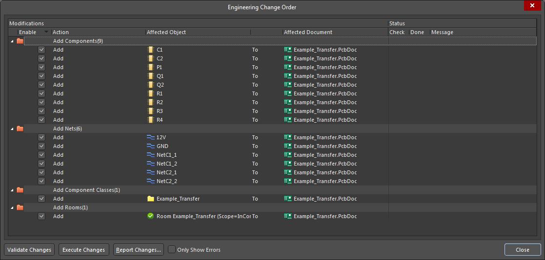 如何从Altium Designer的原理图中创建PCB布局？