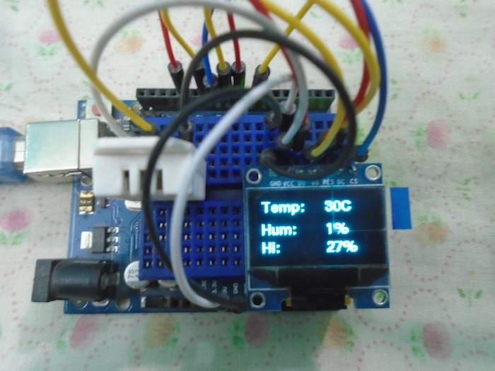 基于Arduino的OLED温度计湿度计的制作教...
