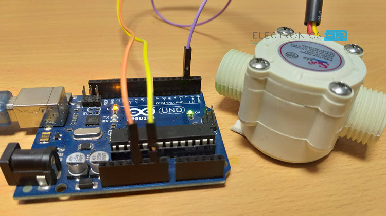 水流量传感器怎样与Arduino连接