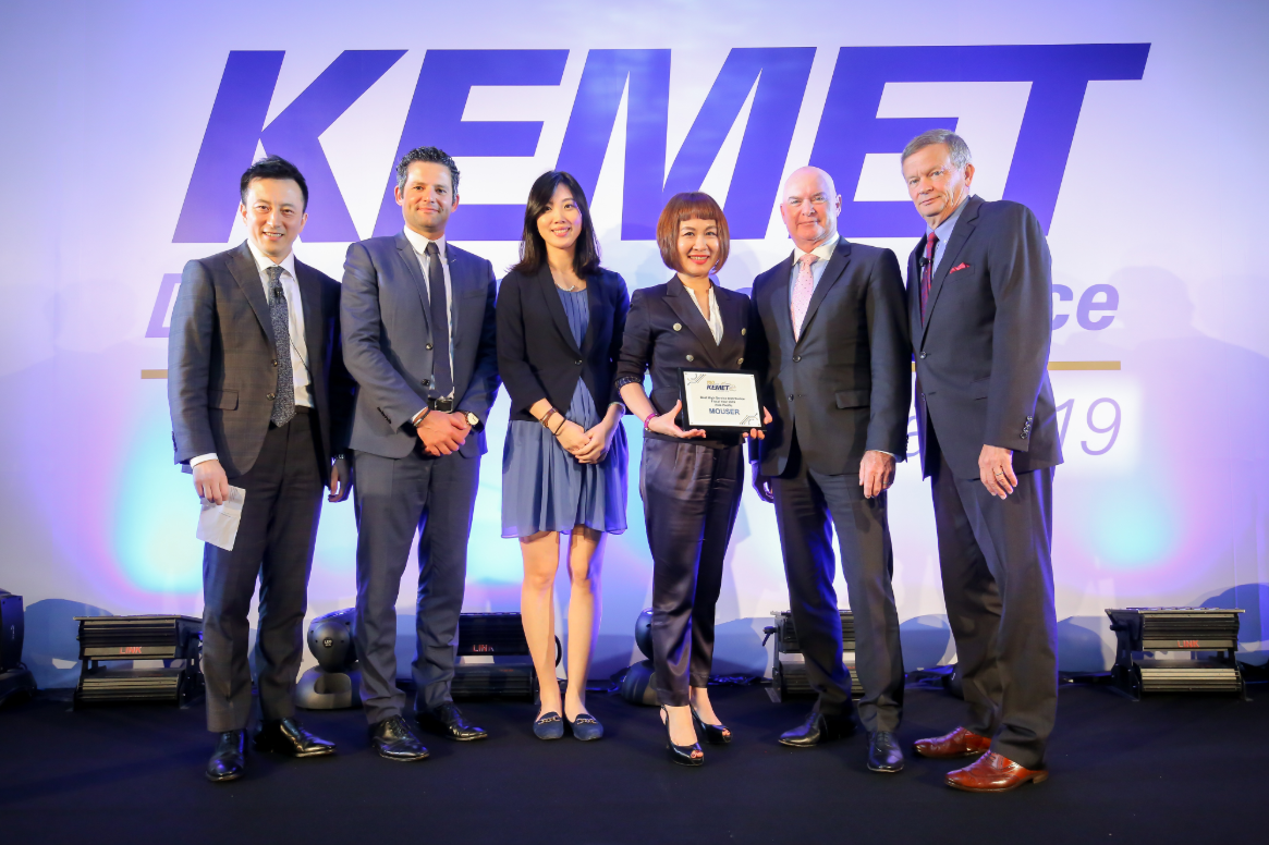 贸泽电子获KEMET认可 荣膺KEMET2019...