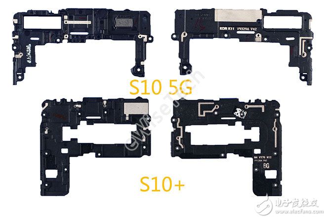 虽然形状不同,但是s10 5g和s10 顶部都有6个lds天线