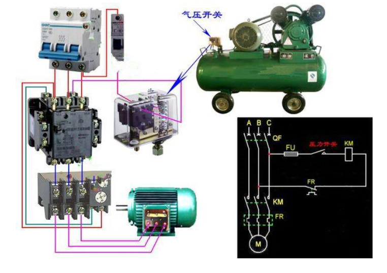壓力開關(guān)接線圖與特點