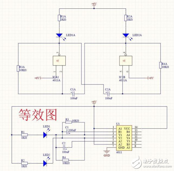 解析LED灯中的数字逻辑电路