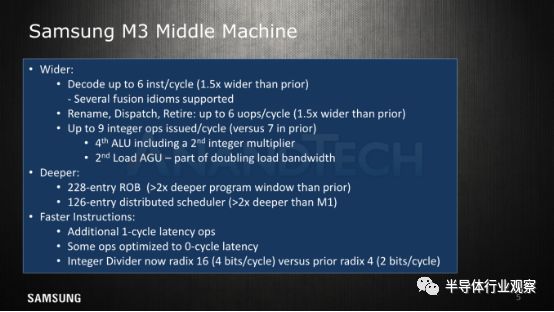 关于三星CPU架构细节分析介绍