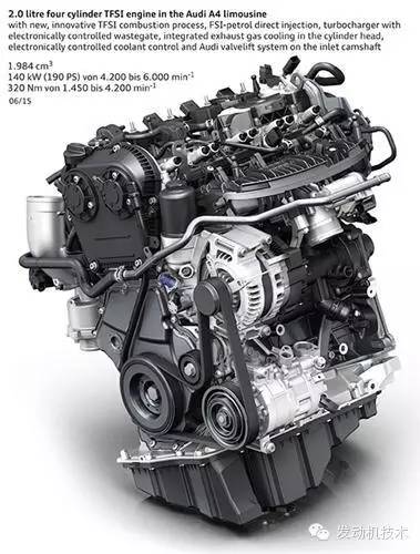 关于新奥迪A4采用Ultra汽油发动机性能分析