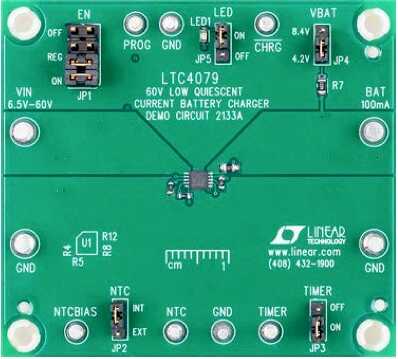 LTC4079 一款宽输入范围可调的独立充电器