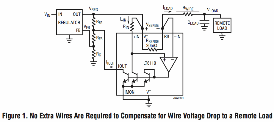 电路设计 如何控制远程负载的电压