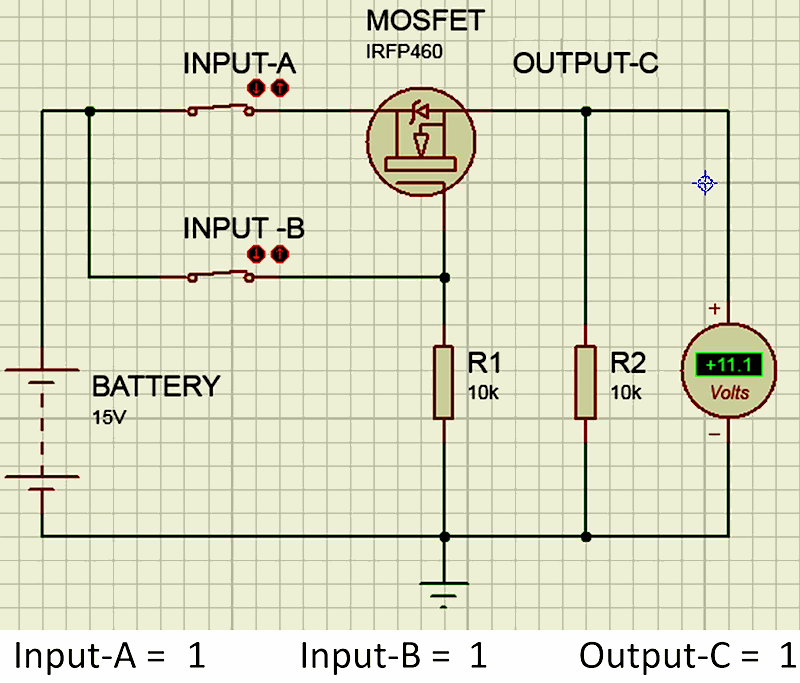 使用离散小信号MOSFET测试AND门和幅度调制器