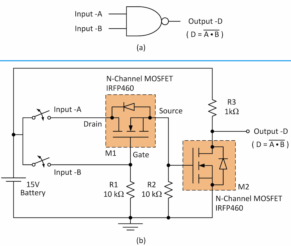 使用离散小信号MOSFET测试AND门和幅度调制器