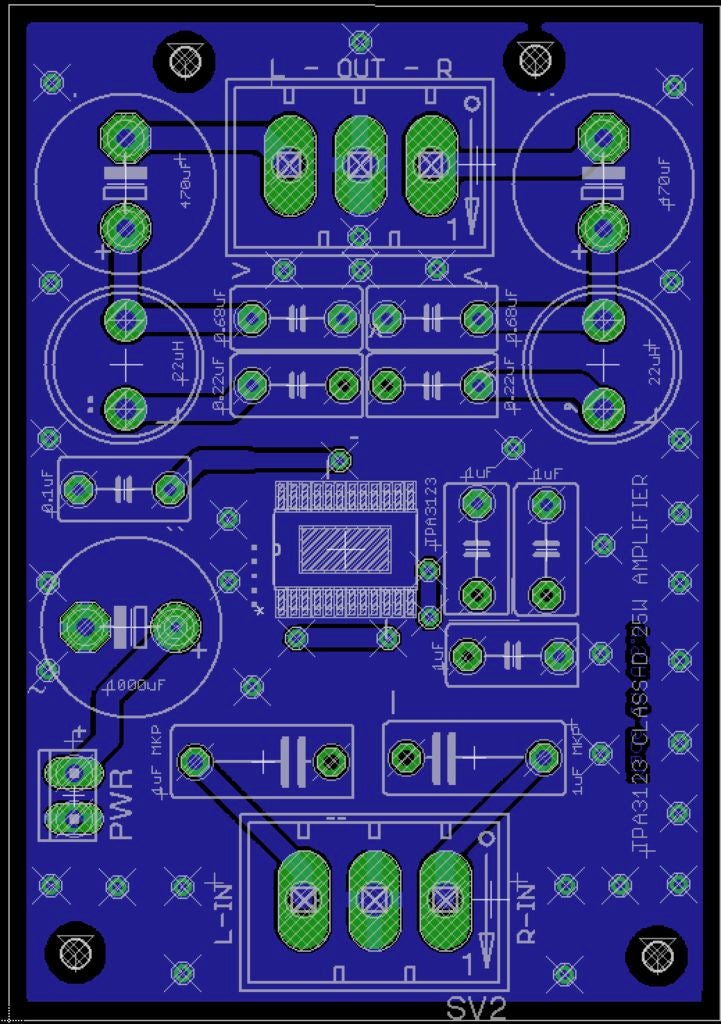 便攜式立體聲D類音頻功率放大器的制作教程