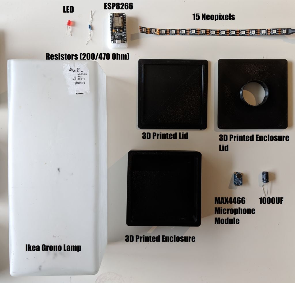 如何将标准的IkeaGrono灯变成Wifi控制的LED灯