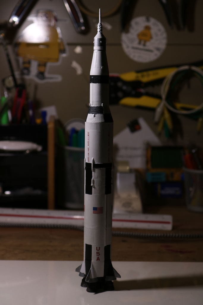 土星五号火箭LED灯的制作