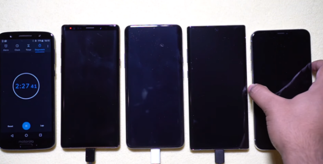 三星Galaxy Note 10进行了充电测试,...