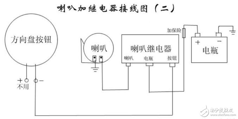 喇叭繼電器接線圖