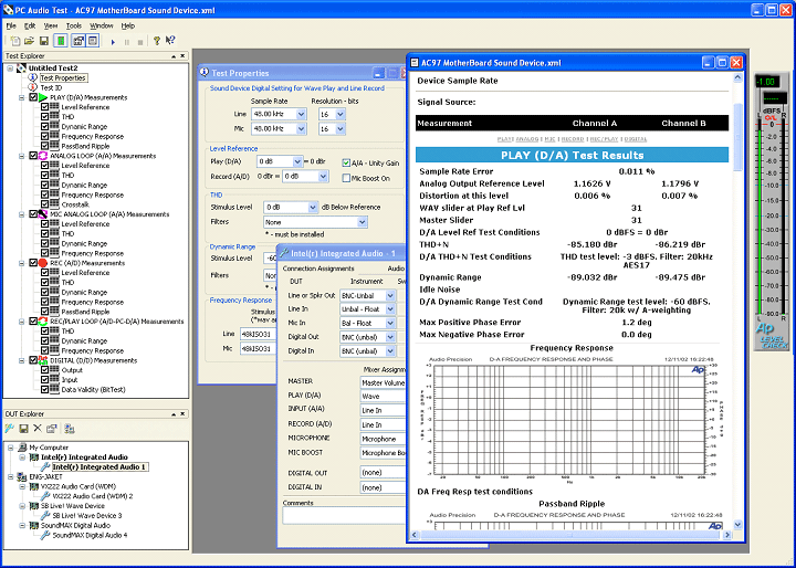 表征PC音频系统的音频性能介绍    