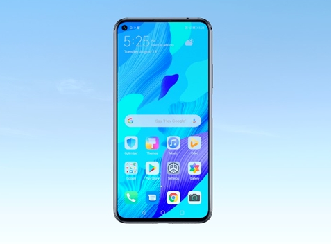 華為nova 5T的新機曝光采用了挖孔全面屏設計搭載麒麟810芯片