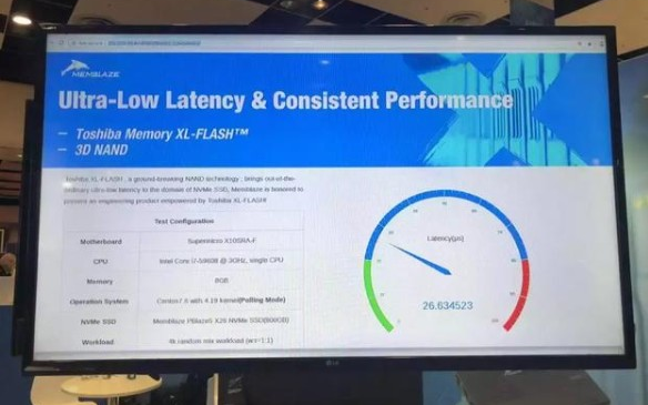 Memblaze基于東芝FLASH的NVMe S...