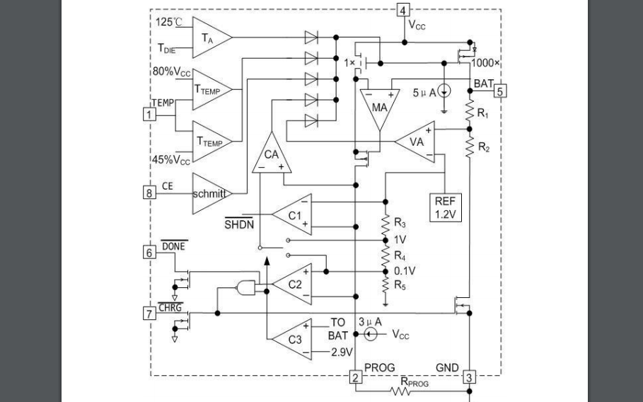 FP4056G线性锂电池充电器芯片的数据手册免费下载