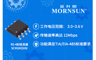 金升陽推出3.3V供電RS-485 收發器新產品...