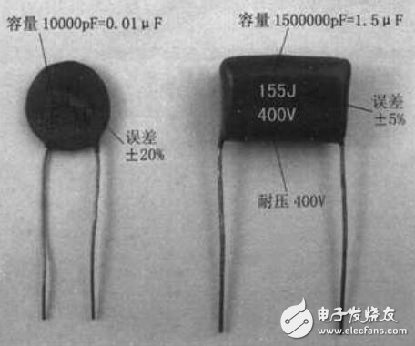 电容器标识方法
