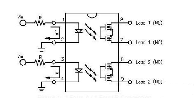 光耦繼電器的應(yīng)用電路