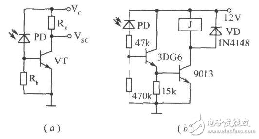 光敏二极管开关电路