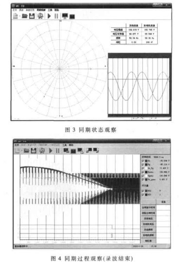 采用PAC产品实现发电机同期观察过程的检测