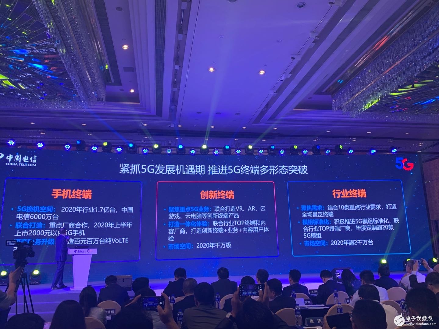 中国电信将紧抓5G发展机遇期推动5G手机终端的快速普及落地
