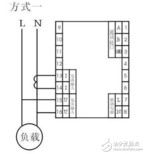 电流互感器和电度表的连接方法