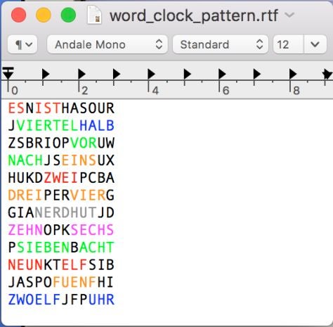 Arduino字时钟的制作教程