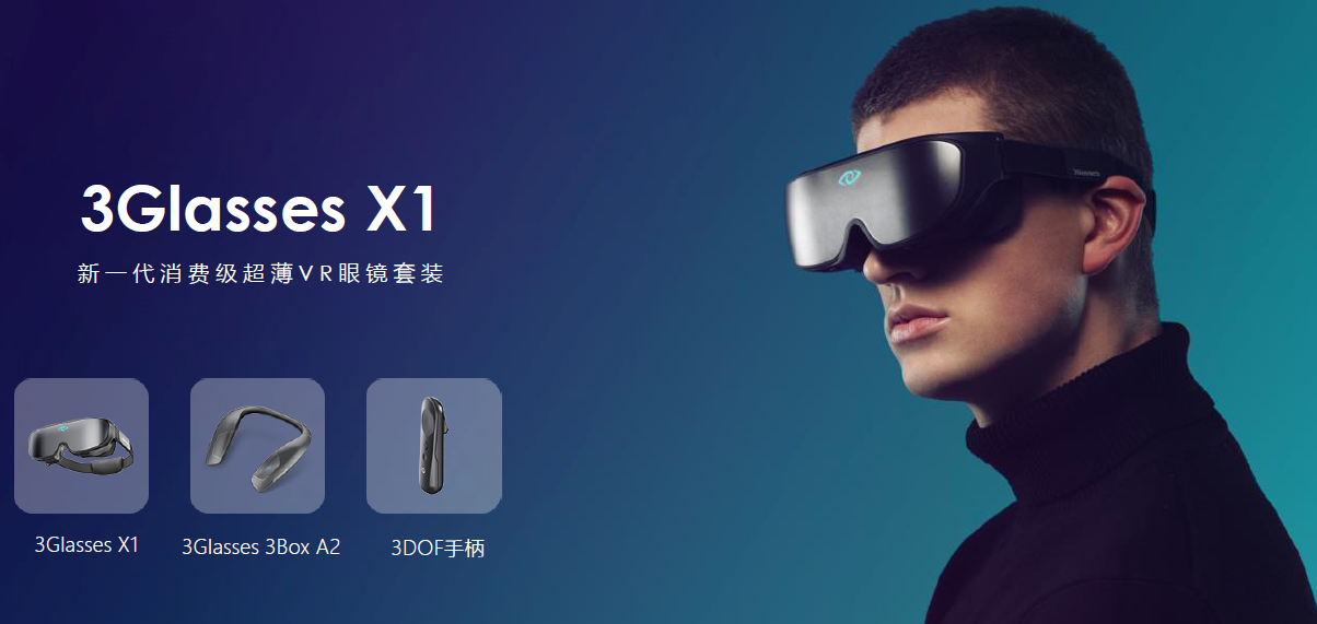 消费级超薄VR眼镜3Glasses X1体验报告