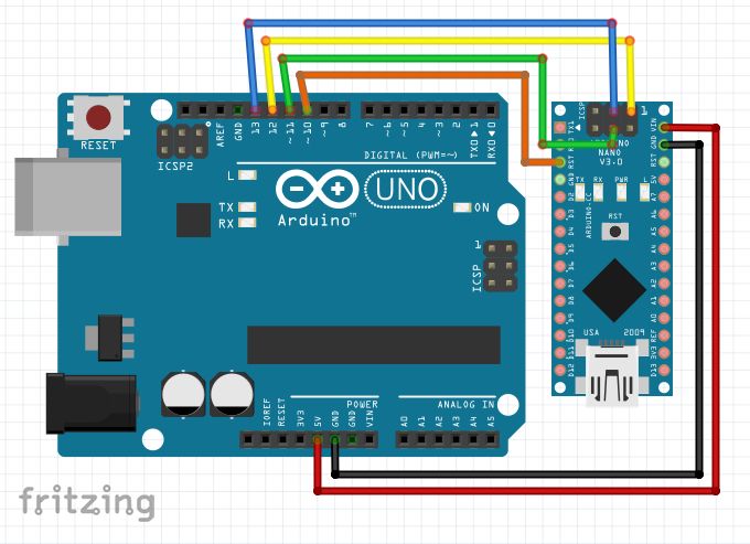 icsp arduino nano pinout