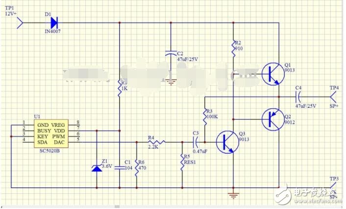 語音喇叭電路圖