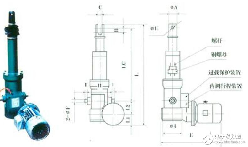 电动推杆原理与结构图