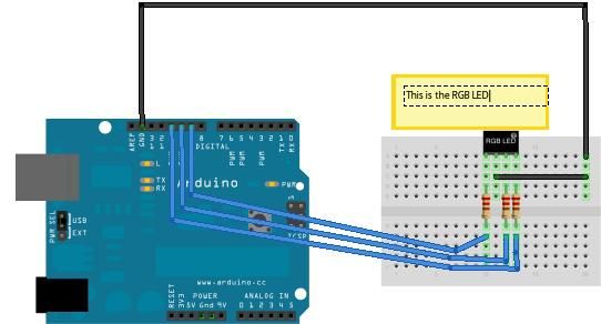 怎样用Arduino控制RGBLED