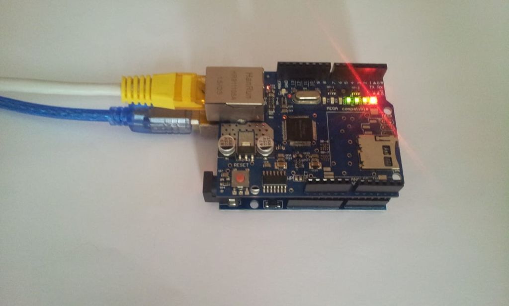 如何使用Arduino以太網將數據發送到云